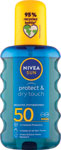 Nivea Sun neviditeľný sprej na opaľovanie Protect&Dry SPF50 200 ml - Teta drogérie eshop