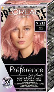 L'Oréal Paris Préférence Vivid Colors permanentná farba na vlasy 9.213 Rose Gold