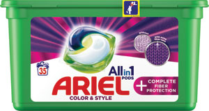 Ariel gelové tablety Color & Style 35 ks - Teta drogérie eshop
