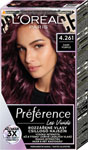 L'Oréal Paris Préférence Vivid Colors permanentná farba na vlasy 4.261 Venice - Dark Purple, 60+90+54 ml - Teta drogérie eshop