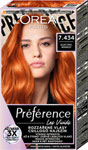 L'Oréal Paris Préférence Vivid Colors permanentná farba na vlasy 7.434 Electric Mango