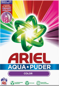 Ariel prášok Color 2.99 kg / 46 PD - Persil prací prášok Deep Clean Plus Active Fresh Silan 45 PD | Teta drogérie eshop