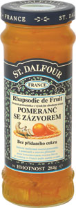 St.Dalfour ovocná pomazánka pomaranč zázvor 284 g - Teta drogérie eshop