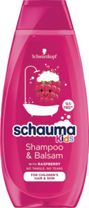 Schauma šampón na vlasy KIDS Girls 400 ml - Lilien penové kapsule do kúpeľa 9 ks | Teta drogérie eshop