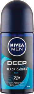 Nivea Men gulôčkový antiperspirant Deep Beat 50 ml - Nivea Men guľôčkový antiperspirant Fresh Kick 40 ml | Teta drogérie eshop