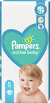 Pampers Active Baby detské plienky veľkosť 5 54 ks