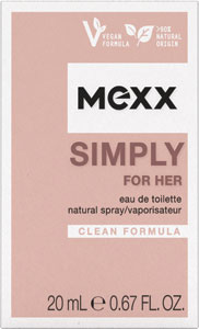 Mexx dámska toaletná voda Simply for her 20ml