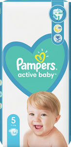 Pampers Active Baby detské plienky veľkosť 5 54 ks