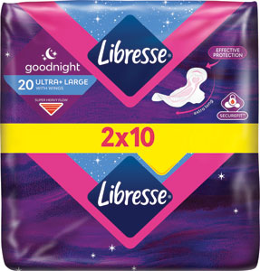 Libresse Goodnight ultra + large 20 ks