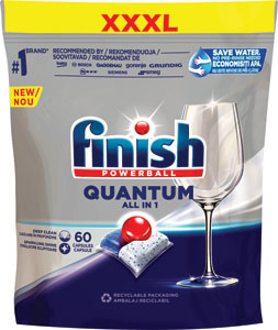 Finish Quantum All in 1 teblety do umývačky riadu 60 ks - Teta drogérie eshop