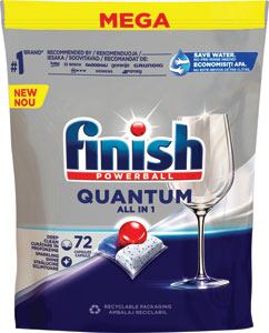 Finish Quantum All in 1 tablety do umývačky riadu 72 ks