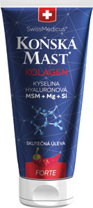 SwissMedicus konská masť s kolagénom forte hrejivá 200 ml