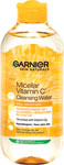 Garnier Skin Naturals rozjasňujúca micelárna voda s vitamínom C 400 ml - Garnier Skin Naturals micelárna voda 3v1 400 ml | Teta drogérie eshop