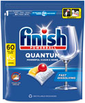 Finish Quantum All in 1 tablety do umývačky riadu Lemon Sparkle 60 ks