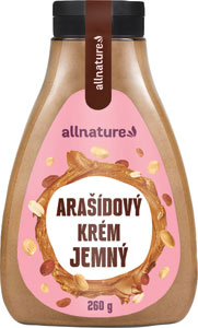 Allnature Arašidový krém jemný 260 g