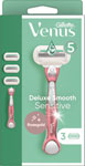Venus Rosegold Deluxe Smooth Sensitive strojček + 3 náhradné hlavice - Teta drogérie eshop