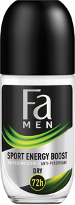 Fa MEN pánsky dezodorant roll-on Sport Energy Boost 50 ml - Nivea Men guľôčkový antiperspirant Fresh Kick 40 ml | Teta drogérie eshop