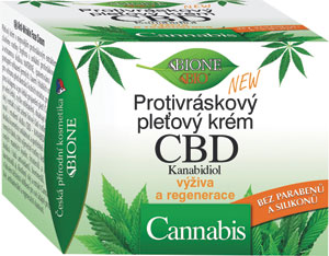 Bio CBD+CANNABIS Protivráskový pleťový krém 51 ml