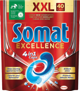 Somat Excellence kapsuly do umývačky riadu 40 ks