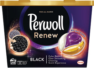 Perwoll pracie kapsuly Renew&Care Caps Black 28 ks