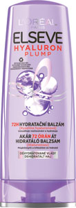 L'Oréal Paris balzam Elseve Hyaluron Plump 72H hydratačný s kyselinou hyalurónovou 400 ml - Plantur39 kofeínový balzam pre farbené vlasy 150 ml | Teta drogérie eshop