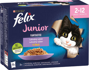 Felix Fantastic kapsičky junior 12 x 85 g