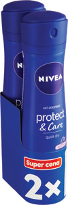 Nivea antiperspirant Protect&Care dvojbalenie 2x150 ml