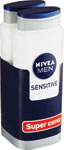 Nivea Men sprchovací gél Sensitive dvojbalenie 2x500 ml - Dove sprchový gél 250 ml Men Sport Active Fresh | Teta drogérie eshop