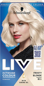 Live Intese Colour farba na vlasy B11 Mrazivá blond 60 ml