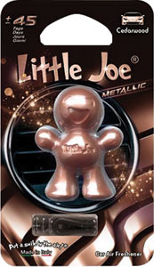 Little Joe osviežovač vzduchu 3D Metallic Cedarwood - Little Joe osviežovač vzduchu 3D Metallic Cinnamon | Teta drogérie eshop