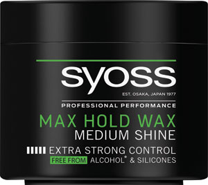 Syoss vosk na vlasy Max hold 150 ml - Teta drogérie eshop