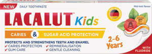 Lacalut detská zubná pasta Kids 2-6 rokov 55 ml