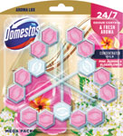 Domestos WC blok Aroma Lux Pink Jasmine & Elderflower 3x55 g - Teta drogérie eshop