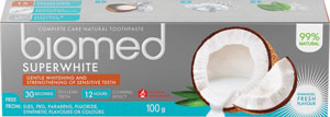 Biomed zubná pasta bieliaca Superwhite 100 g