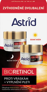 Astrid denný a nočný krém proti vráskam Bioretinol duopack 2 x 50 ml 