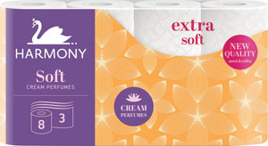 Toal.pap.Harmony Soft Cream ar.8x17,5m3V