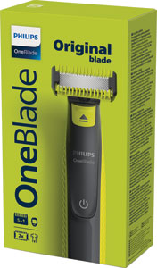 Philips OneBlade elektrický holiaci strojček na tvár a telo - Philips OneBlade výmenné čepele na tvár a telo + hrebeň na telo QP620/50 | Teta drogérie eshop