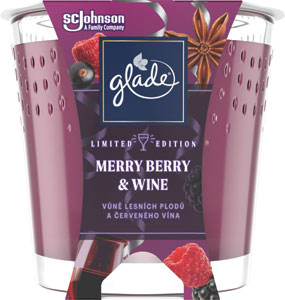 Glade sviečka Merry Berry Wine 129 g - Teta drogérie eshop