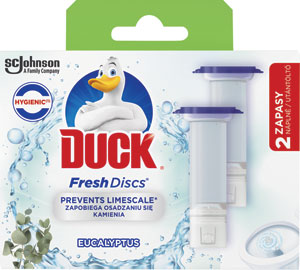 Duck Fresh Discs čistič WC duo nahradná náplň Eucalyptus 2x36 ml - Teta drogérie eshop