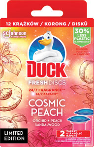 Duck Fresh Discs čistič WC duo nahradná náplň Cosmic Peach 2x36 ml - Teta drogérie eshop