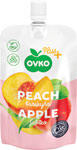 Ovko Plus ovocné pyré jablko-broskyňa 120 g - Teta drogérie eshop