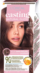 L'Oréal Paris Casting Natural Gloss semipermanentná farba 523 Svetlý oriešok