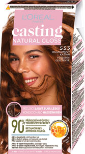 L'Oréal Paris Casting Natural Gloss semipermanentná farba 553 Mahagónový gaštan