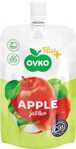 Ovko Plus ovocné pyré jablko 120 g - Teta drogérie eshop