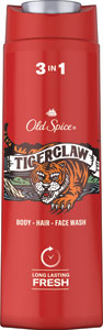 Old Spice sprchový gél a šampón 2v1 Tiger claw 400 ml  - Fa MEN sprchovací gél Kick-Off 750 ml | Teta drogérie eshop