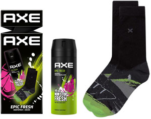 Axe kazeta Epic Fresh s ponožkami - deodorant 150 ml