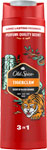 Old Spice sprchový gél a šampón 3v1 Tiger Claw 400 ml