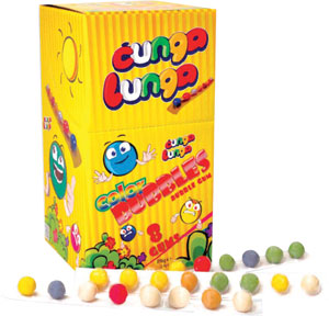Čunga Lunga žuvačky Color Bubbles blister 22,4 g