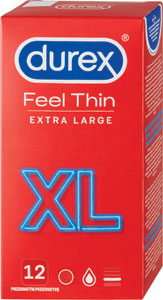 Durex kondómy Feel Thin XL 12 ks