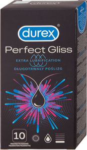 Durex kondómy Perfect Gliss 10 ks